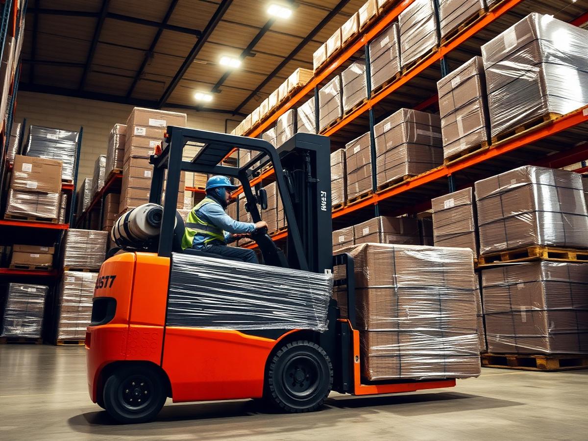 Overflow pallet storage space at Fulton Warehouse Atlanta
