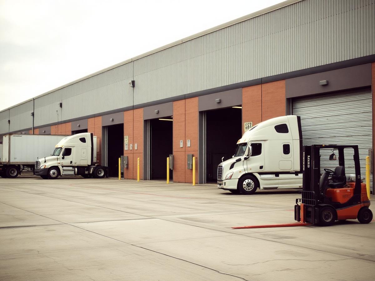 Loading dock at Fulton Warehouse in Atlanta, Georgia